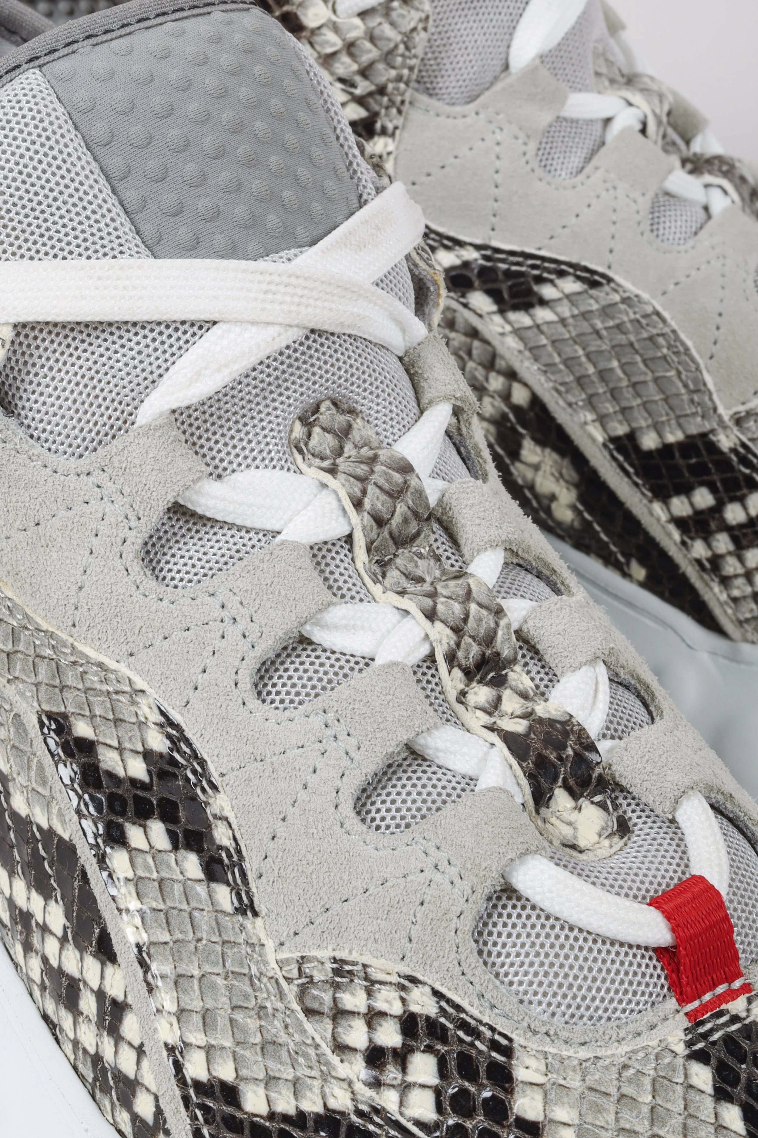 Acne Studios Manhattan Snake S9 Grey Sneakers BLOGGER ARMOIRE